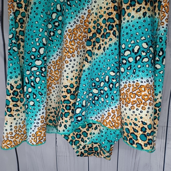 Swimmart Stylish Multicolor Animal Print Women's Bathing Suit - Picture 8 of 9